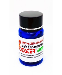 Booster 6000 Male Enhancement 6 Pill Bottle