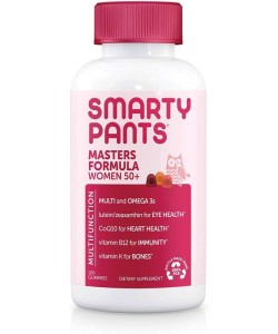 Smarty Pants Women's 50 Plus Masters Formula Multivitamin 120 Gummies