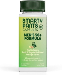 Smarty Pants Men's 50 Plus Formula Multivitamin 30 Veggie Capsules