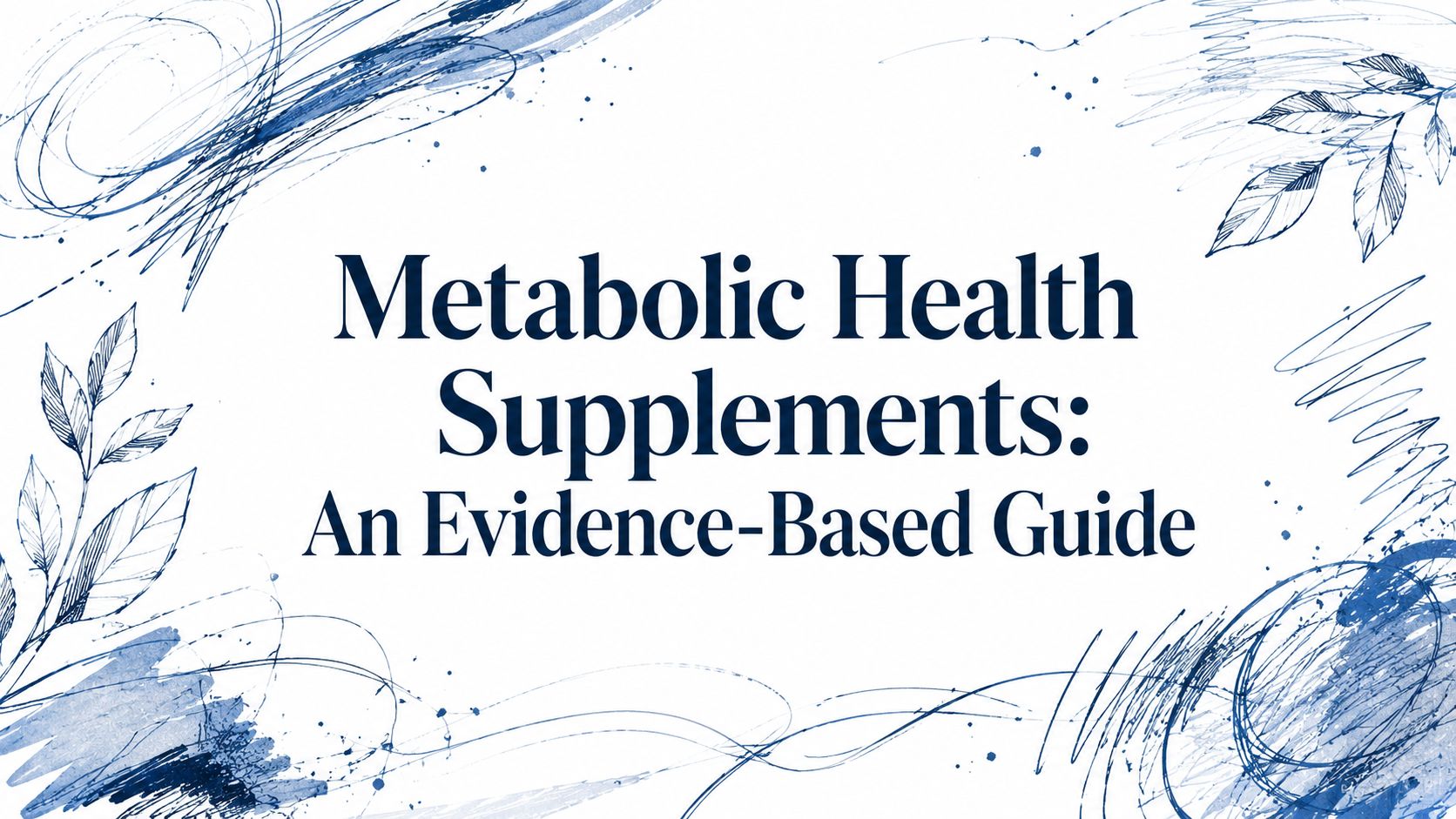 Metabolic Health Supplements: An Evidence-Based Guide