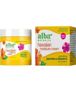 Alba Botanica Hawaiian Moisture Cream with Jasmine & Vitamin E, 3 oz