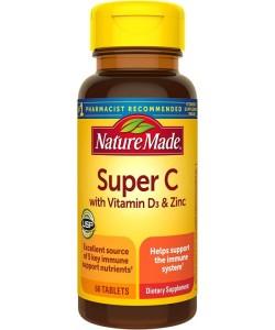 Nature Made Super C With Vitamin D3 Zinc 60 Tablets