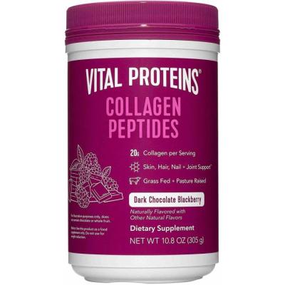 Vital Proteins Collagen Peptides Dark Chocolate Blackberry 10.8 Oz