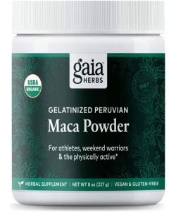 Gaia Herbs Gelatinized Peruvian Maca Powder 8 Ounce Herbal Supplement