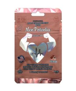 Men Potentia Male Enhancer Gummies Peach Gelatin Free Halal