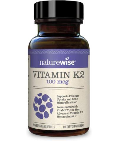 NatureWise Vitamin K2 VitaMK7 100 mcg 90 Softgels