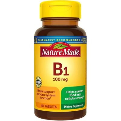Nature Made Vitamin B1 100mg 100 Tablets
