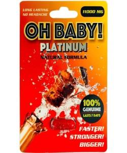 Oh Baby Pill 11000 Platinum Male Enhancement Red
