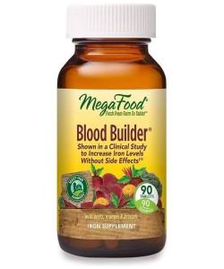 Megafood Blood Builder Iron Supplement Folic Acid Vitamin B12