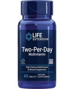 Life Extension Two Per Day Multivitamin Tablets Gluten Free Non GMO