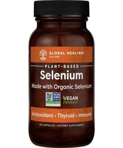 Global Healing Vegan Selenium 60 Capsules Immune Support Supplement