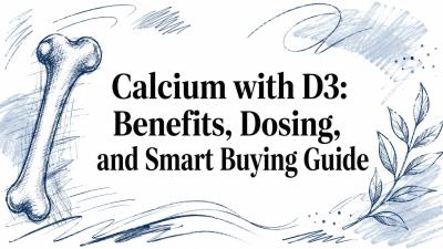 Calcium with D3: Benefits, Dosing, and Smart Buying Guide